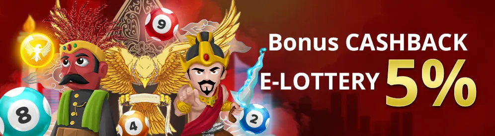 Bonus Cashback ELOTTERY 5%